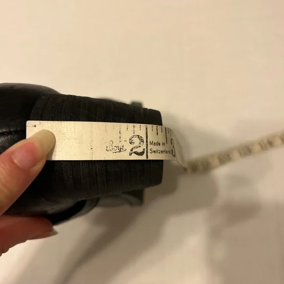 Born Carmel Harness Booties Black Leather Size 7.5 - Picture 9 of 9